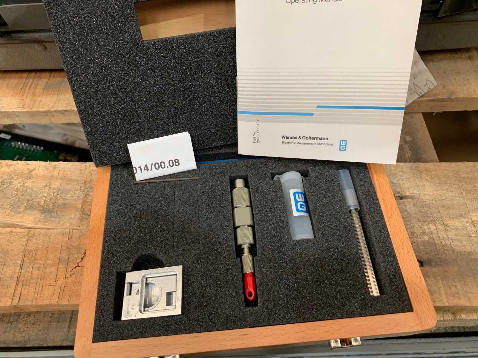  WG OLS-23 Optical Power Source meter OLP-2 + BN 2060/00.39 Bare Fiber 2092/11 *