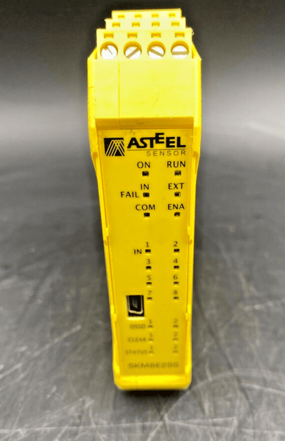 ASTEEL SENSOR SKM8E2SS TYPE SIL3 - PLE 24VDC SAFETY CONTROLLER MAIN UNIT - KLR Automation