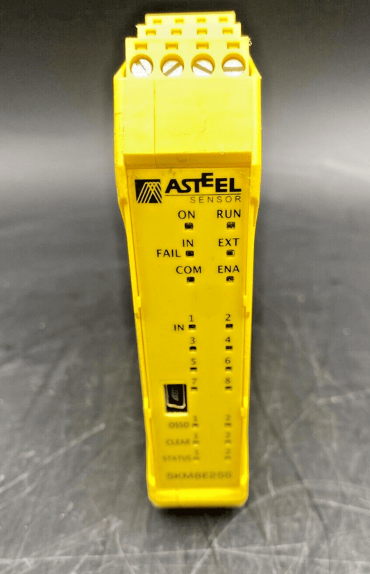 ASTEEL SENSOR SKM8E2SS TYPE SIL3 - PLE 24VDC SAFETY CONTROLLER MAIN UNIT - KLR Automation
