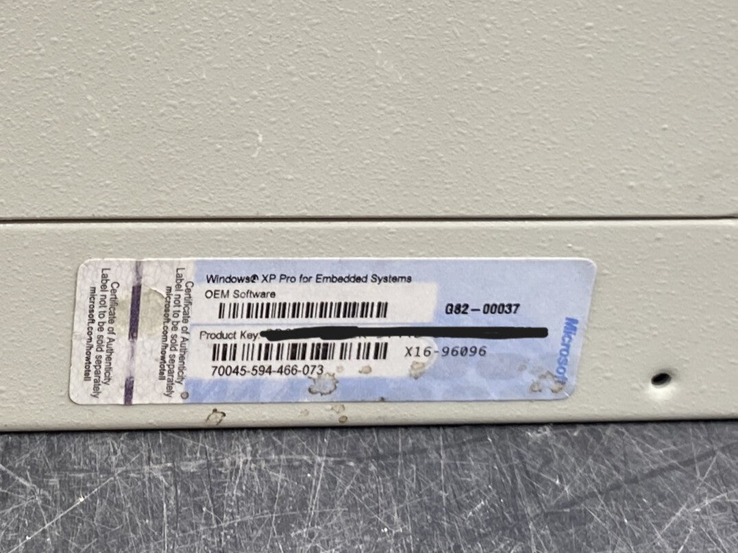 IEI PAC - 52GW/IP - 6S + DE LA RUE 4002110002 AVEC WINDOWS XP PRO SOFTWARE - KLR Automation
