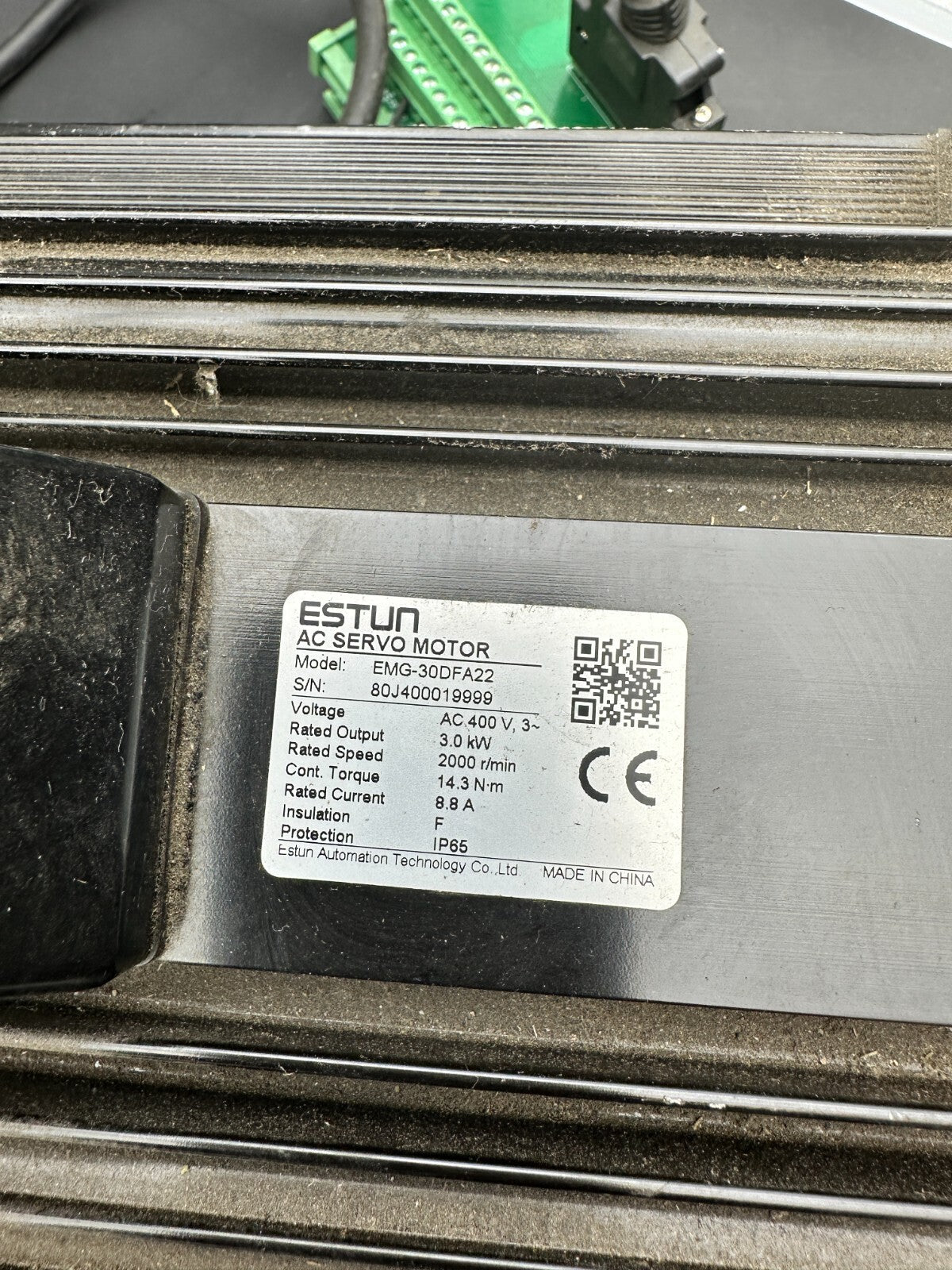TRIO - ESTUN Servo System servoDrive + Motor 3kw PRONET - 30DMG / EMG - 30DFA22 - KLR Automation