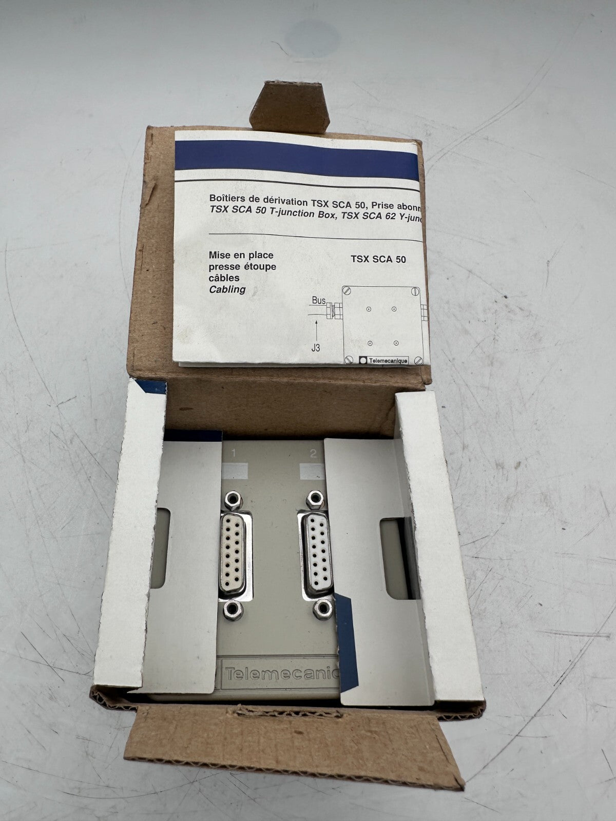 TELEMECANIQUE TSXSCA62 PRISE 2 VOIES UNI - TELWAY - KLR Automation