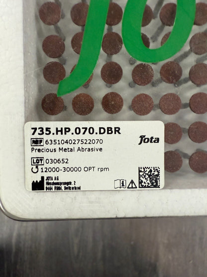 Polissoir dentaire 735.HP.070.DBR – Lot 100 Jota Swiss Dental - KLR Automation