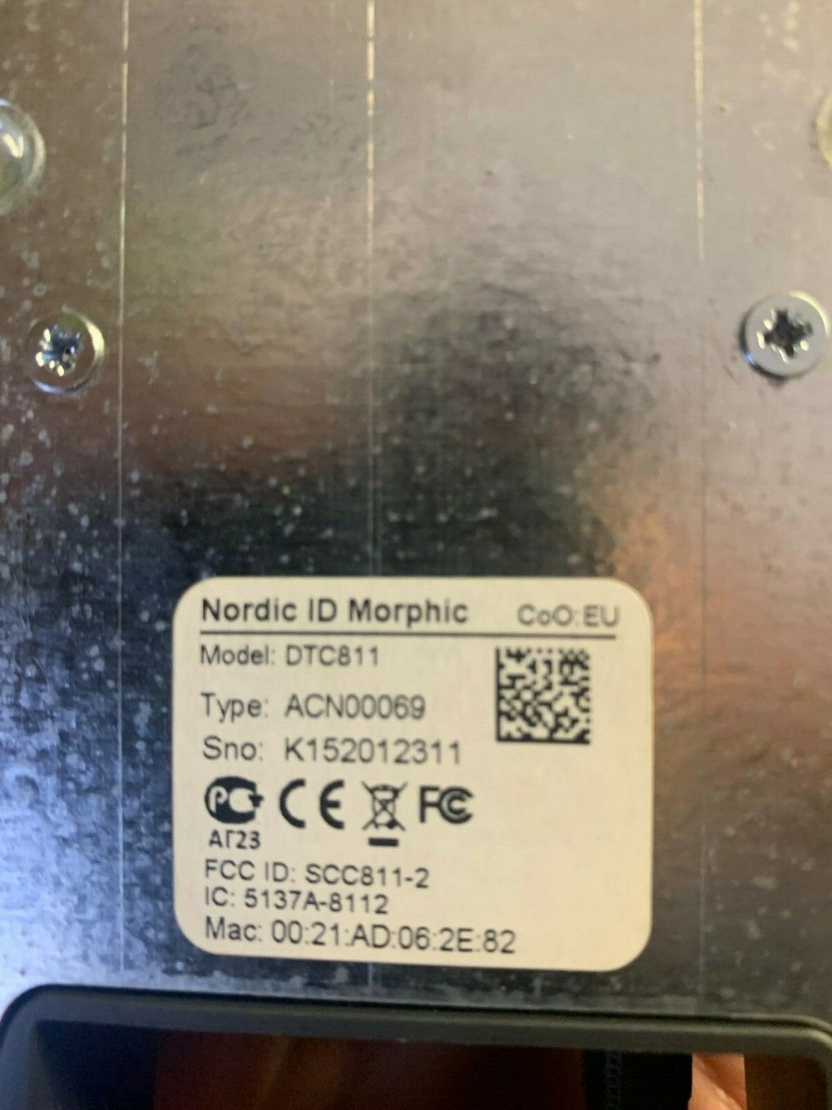 HTB00025 - Nordic Id MORPHIC  Cross Dipole / UHF RFID Barcode Scanner
