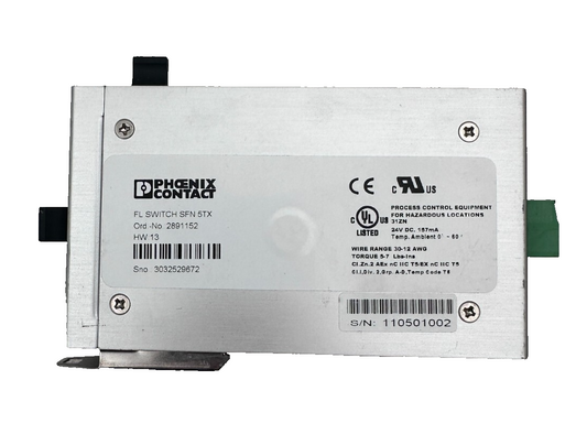 PHOENIX CONTACT 2891152 FL SWITCH SFN 5TX HW : 13