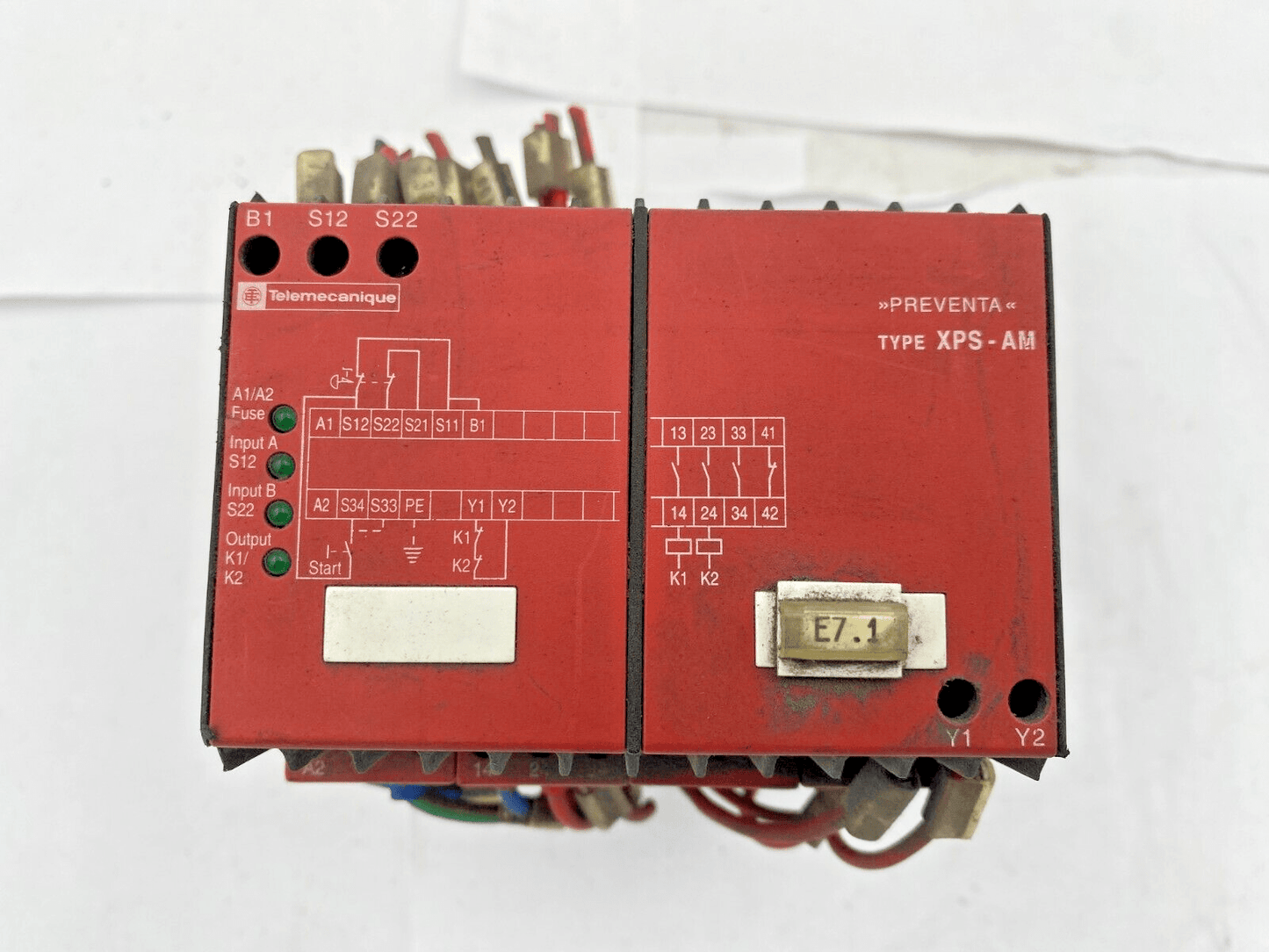 1pc x TELEMECANIQUE XPS - AM PREVENTA XPSAM5140 SAFETY MODULE - KLR Automation