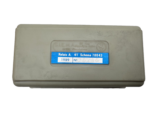 SIEMA RELAIS DE SIGNALISATION TYPE SERIE A 41