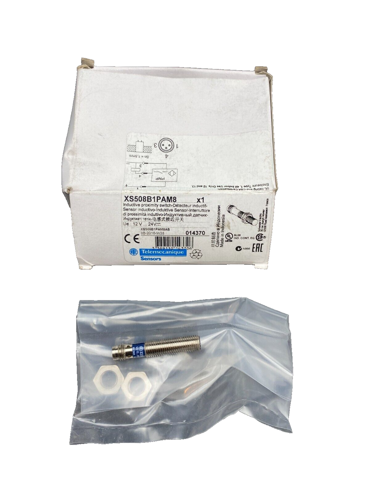 TELEMECANIQUE XS508B1PAM8 DETECTEUR INDUCTIF 014370