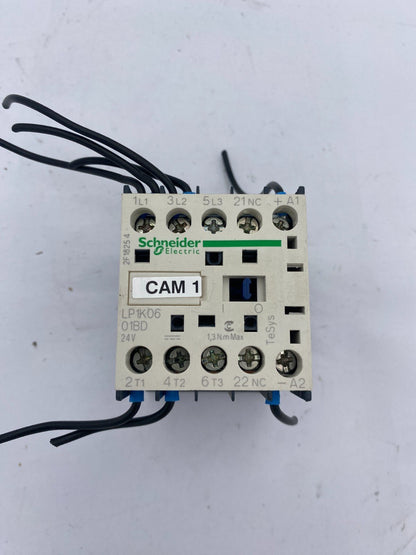 LOT OF 3 SCHNEIDER ELECTRIC LP1K06 01BD CONTACTOR - KLR Automation