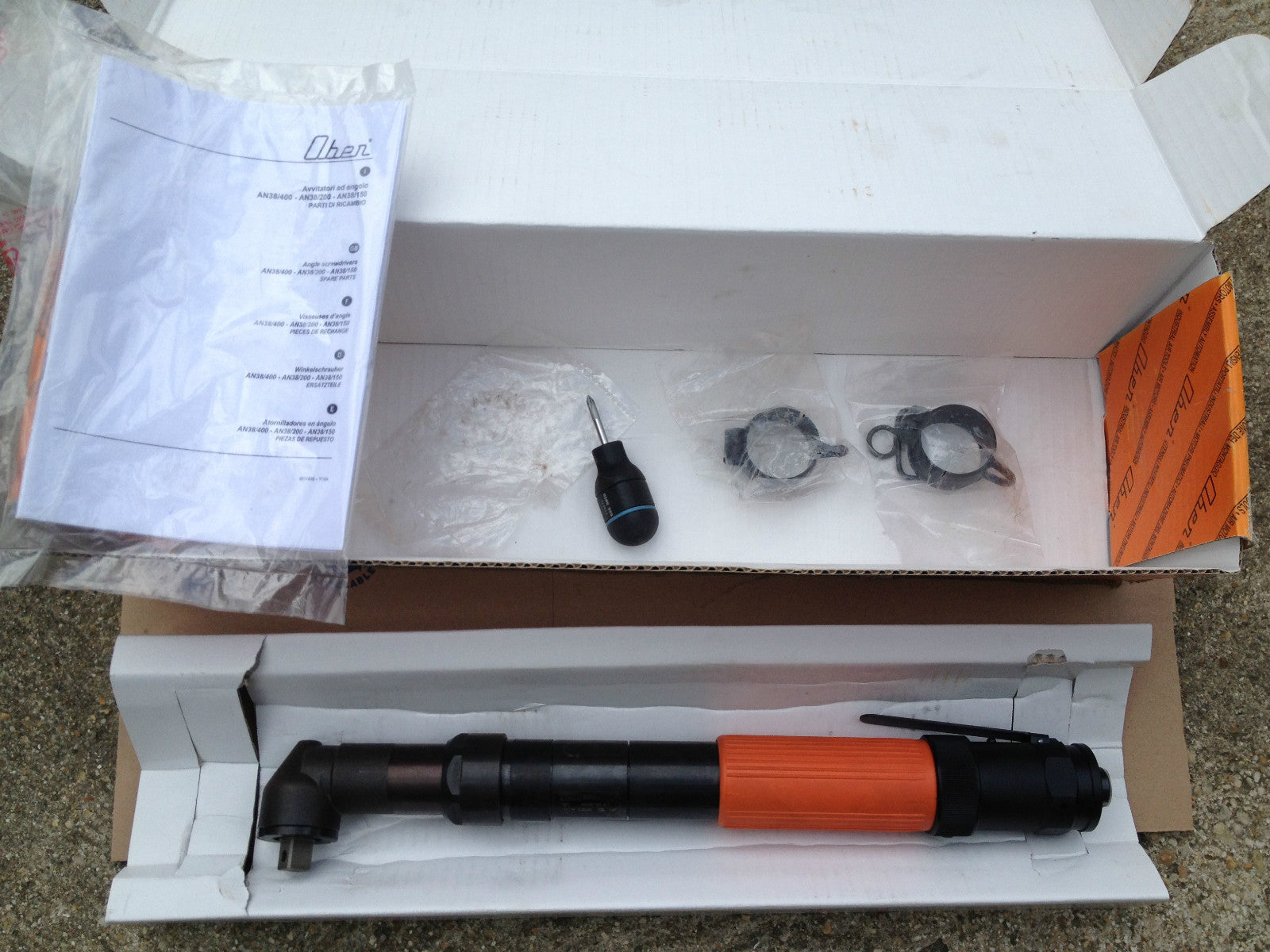 Visseuse controle de couple pneumatique OBER AN38/150  idem atlas copco neuf