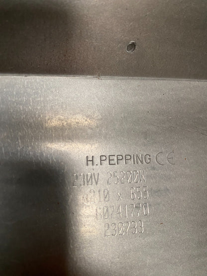 H. PEPPING 60741770 230733 25200W 210x655 CHAUFFAGE/REFROIDISSEMENT CERAMIQUE