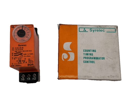 SYRELEC BQR 220 240V TIME RELAY - KLR Automation