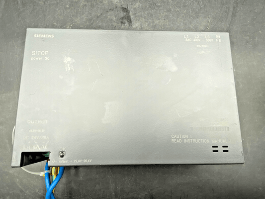 SIEMENS SITOP POWER 30 6EP1437 - 2BA00 POWER SUPPLY - KLR Automation