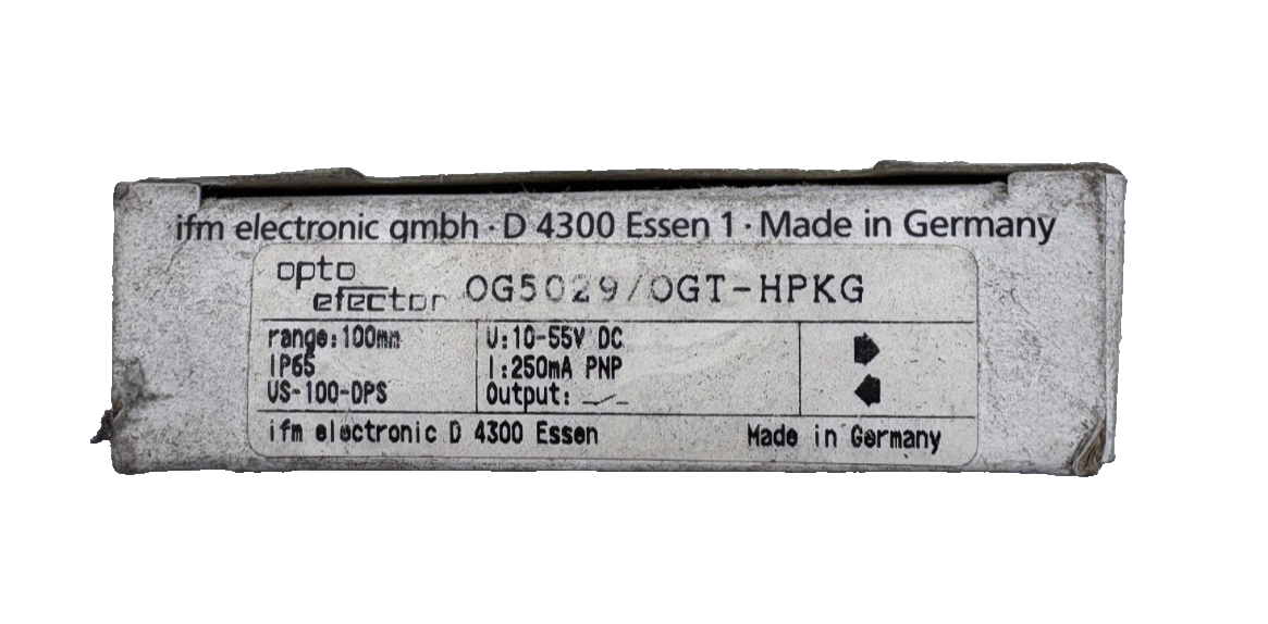 IFM ELECTRONIC OG5029/OGT-HPKG x1