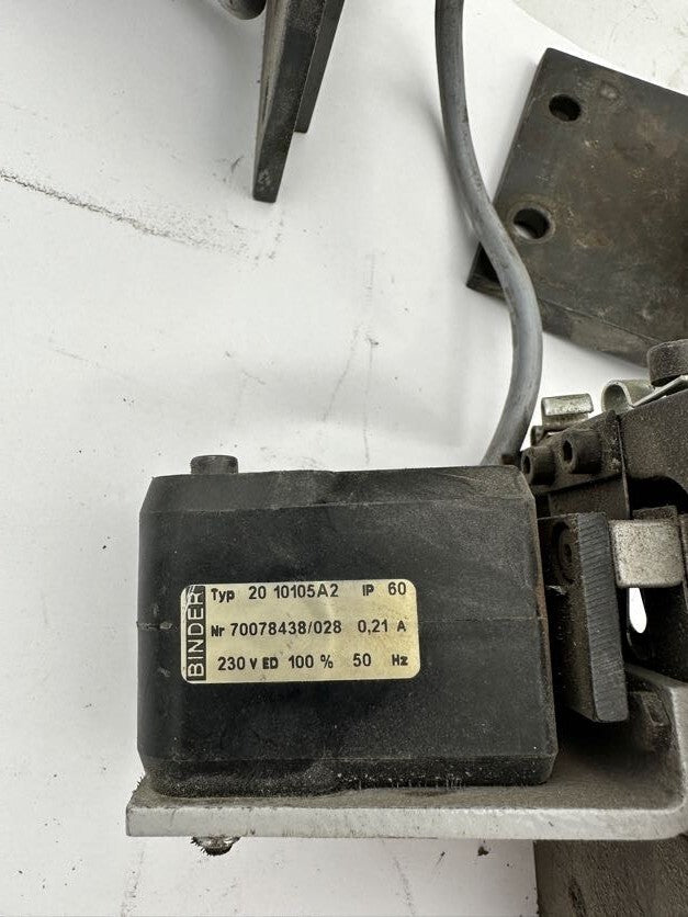 1pc x BINDER VIBRATOR TYPE 20 10105A2 IP 60 70076198/127 0.21A 230V 50Hz - KLR Automation