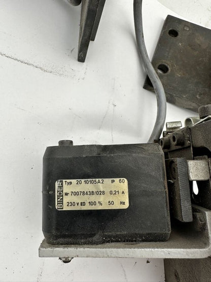 1pc x BINDER VIBRATOR TYPE 20 10105A2 IP 60 70076198/127 0.21A 230V 50Hz - KLR Automation
