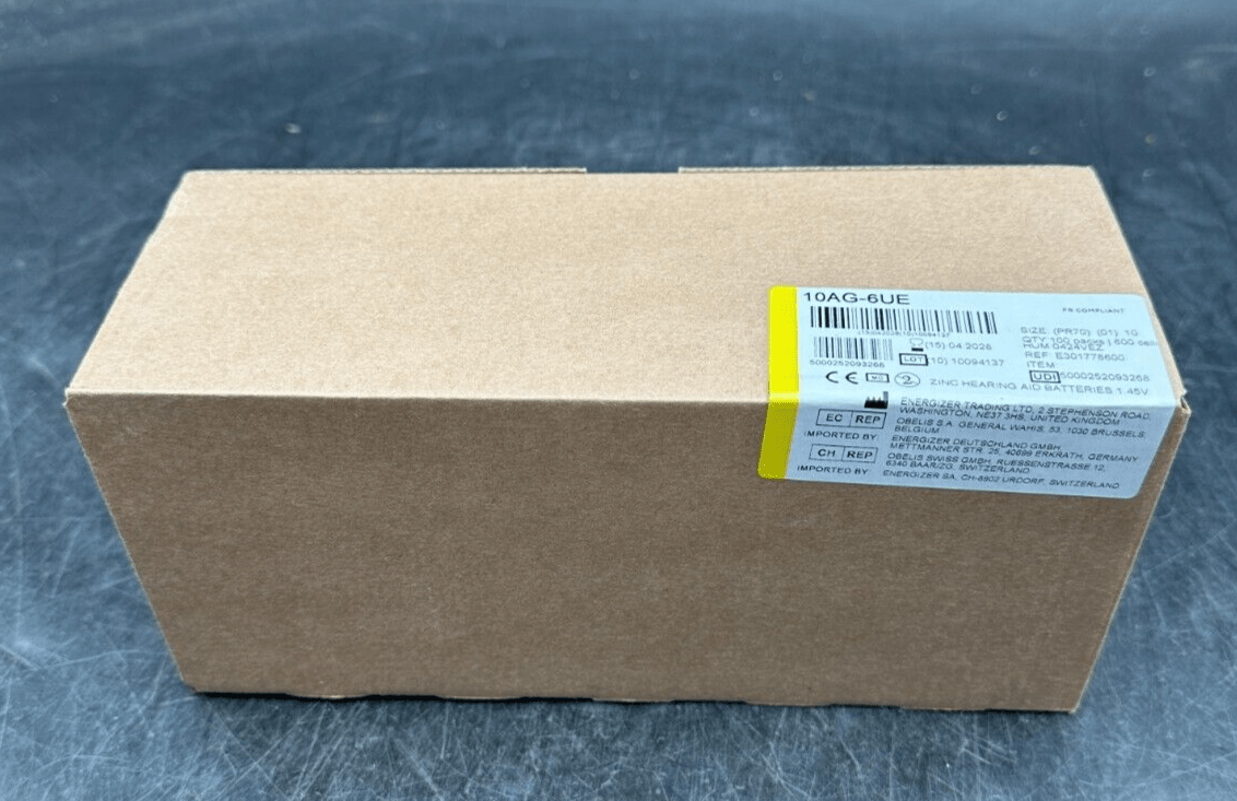 ULTIMA PLUS 10 PR70 10A 1.45V 10AG - 6UE LOT DE 600 PILES APPAREILS AUDITIFS - KLR Automation