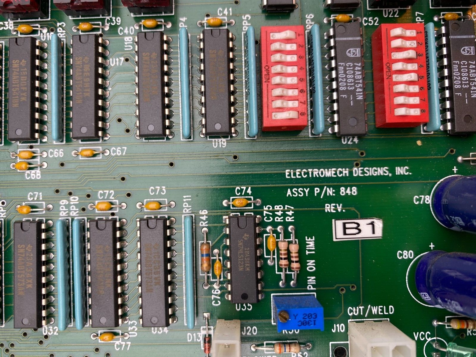 ELECTROMECH DESIGNS INC 848 REV B1 552-1535-005 F 5522234006