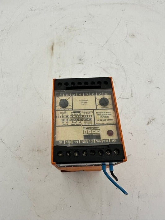 1pc x DREHZAHL WÄCHTER D100 SPEED MONITOR - KLR Automation