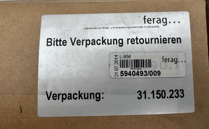 FERAG MIKRAP 5940493/009 L - 856 1152 - 018/068 - KLR Automation