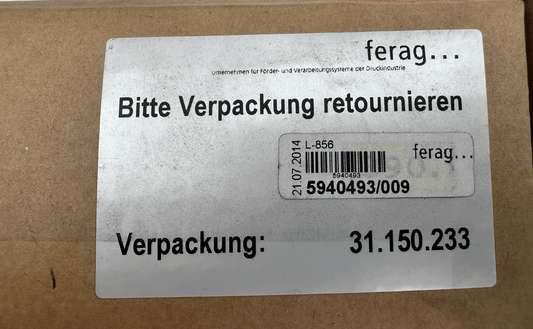 FERAG MIKRAP 5940493/009 L - 856 1152 - 018/068 - KLR Automation