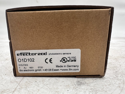 IFM EFECTOR 200 O1D102 O1DLF3KG DETECTEUR DE DISTANCE OPTIQUE - KLR Automation