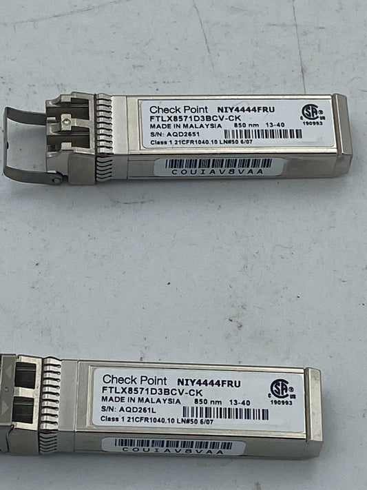 2 x   Check Point NIY4444FRU 10Gbps 
