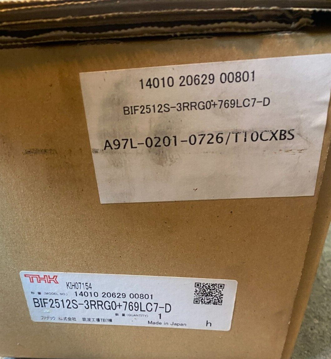 THK BIF2512S-3RRG0+769LC7-D 14010 20629 00801 AXE LINEAIRE