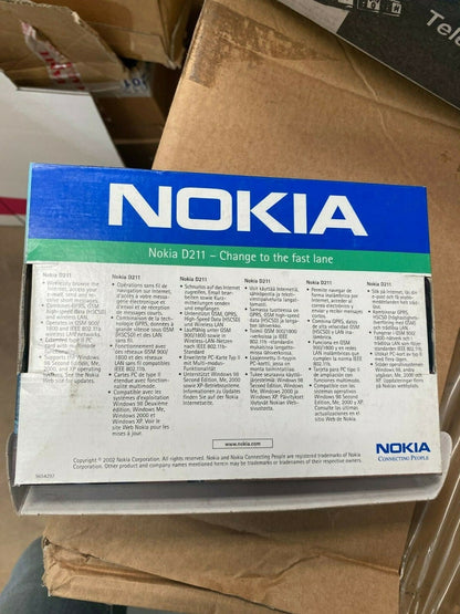 Nokia D211 PCMCIA GSM GPRS WLAN Wireless Lan Card Wi - Fi - KLR Automation
