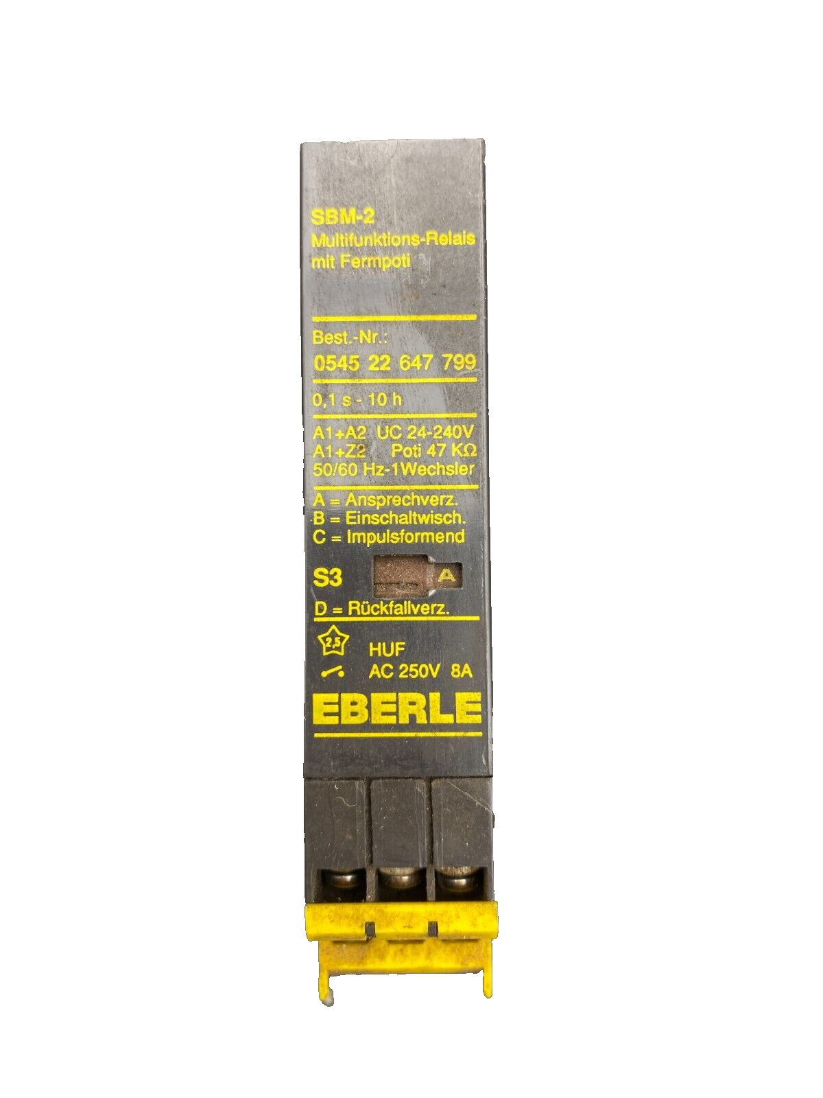 EBERLE SBM-2 054522647799 RELAIS MULTIFONCTION 250V 8A