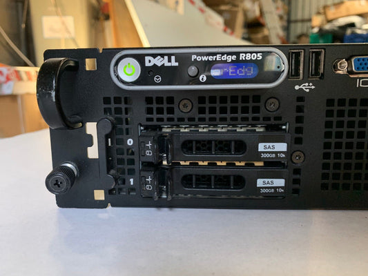 1 x DELL PowerEdge R805 Server System, 32 Gb RAM, HDD 2 x 300GO 10K - KLR Automation