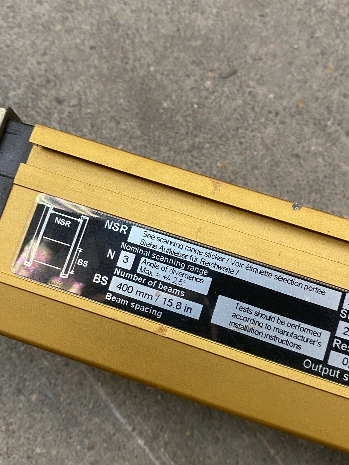 Honeywell FF-SYB03400M2E-8 OPTICAL SENSOR