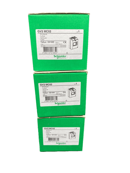 SCHNEIDER ELECTRIC GV2 MC02 COFFRET x3pc - KLR Automation