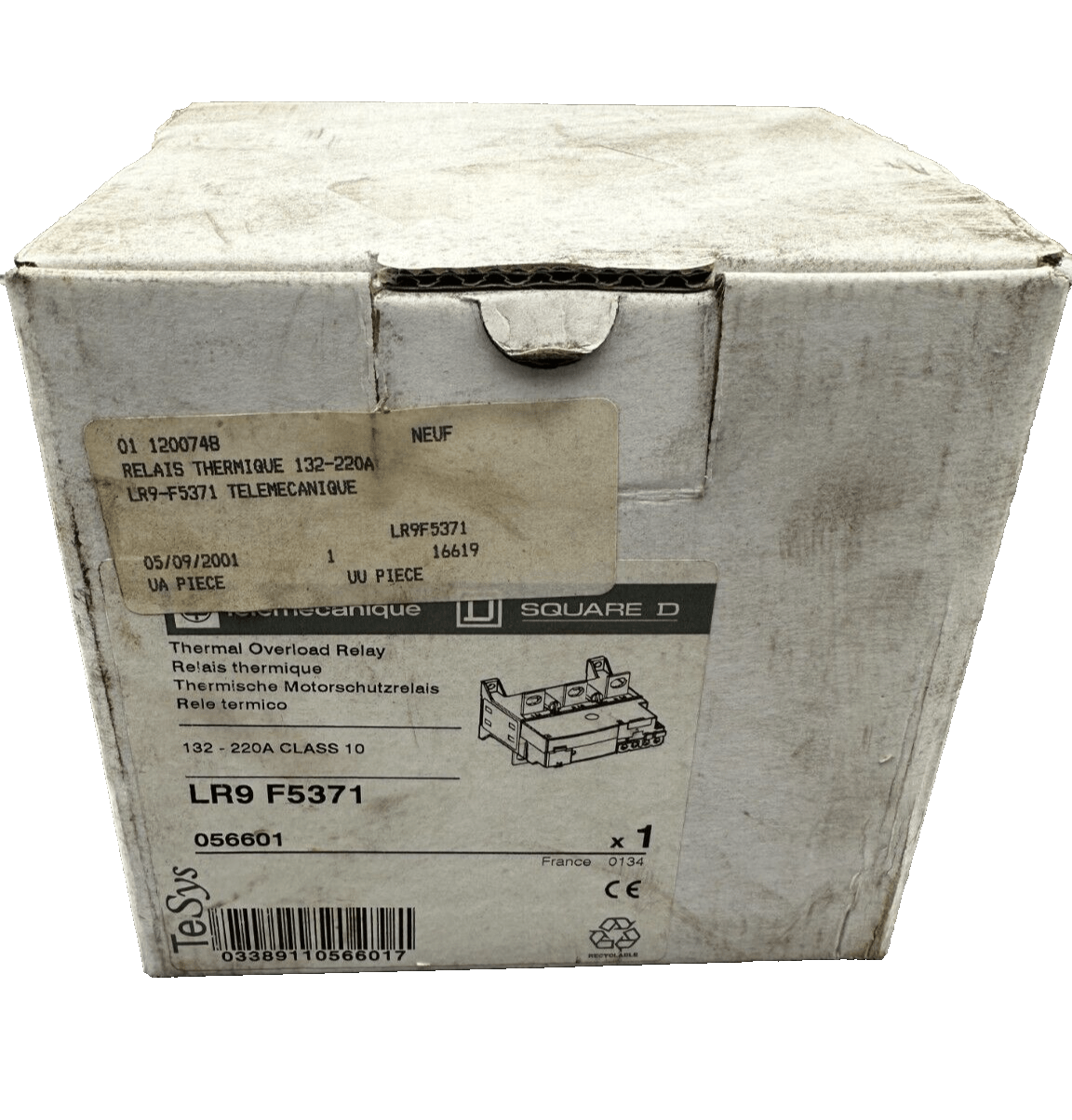 TELEMECANIQUE LR9F5371 RELAIS THERMIQUE - KLR Automation
