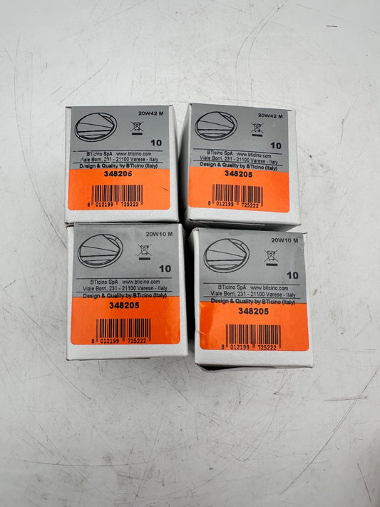 BTICINO 348205 20W42 M CLEF TRANSPONDEUR GRIS LOT DE 10 CLEFS