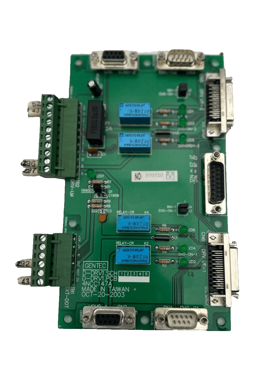 GENTEC D - DRV1.SCH D - DRV1.PCB 4NCC147A - KLR Automation