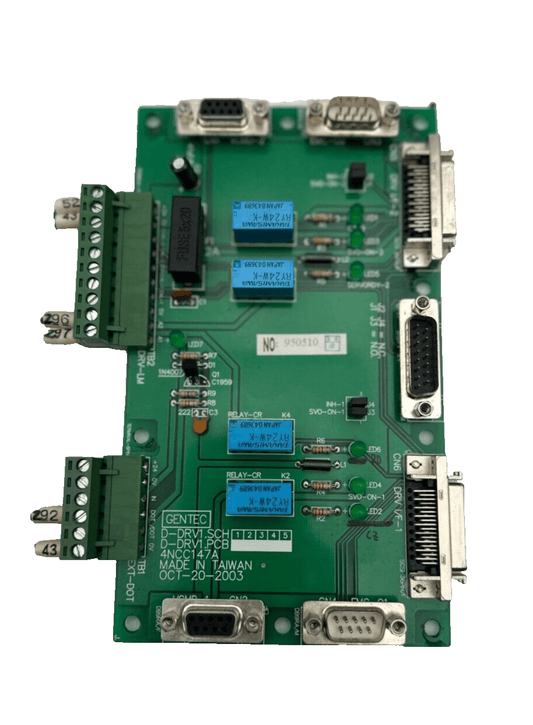 GENTEC D - DRV1.SCH D - DRV1.PCB 4NCC147A - KLR Automation