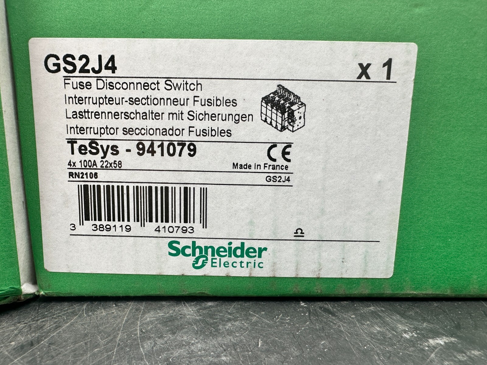 1pc x Schneider Electric Telemecanique Tesys Disjoncteur GS2J4 - KLR Automation