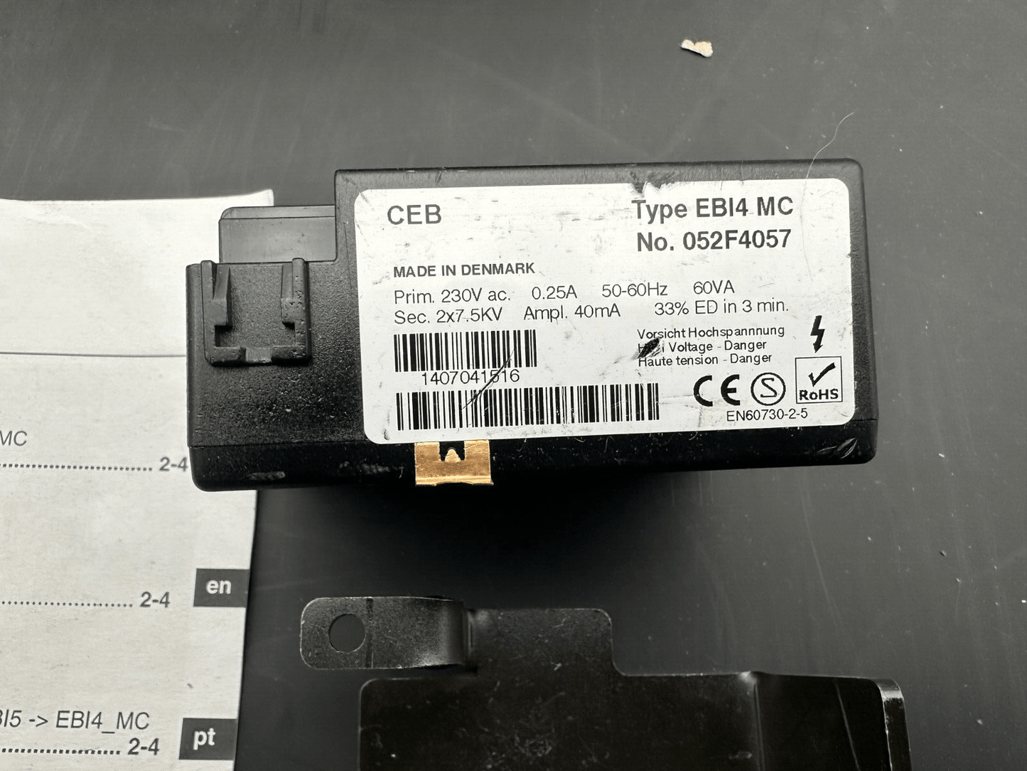 DANFOSS CEB EBI4 MC 052F4057 + CABLES + PLATINE - KLR Automation