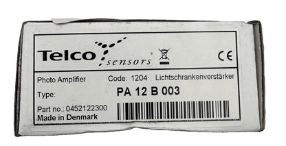 TELCO PA - 12 - B - 003 0452122300 PHOTO AMPLIFIER x1pc - KLR Automation