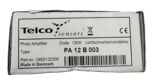 TELCO PA - 12 - B - 003 0452122300 PHOTO AMPLIFIER x1pc - KLR Automation