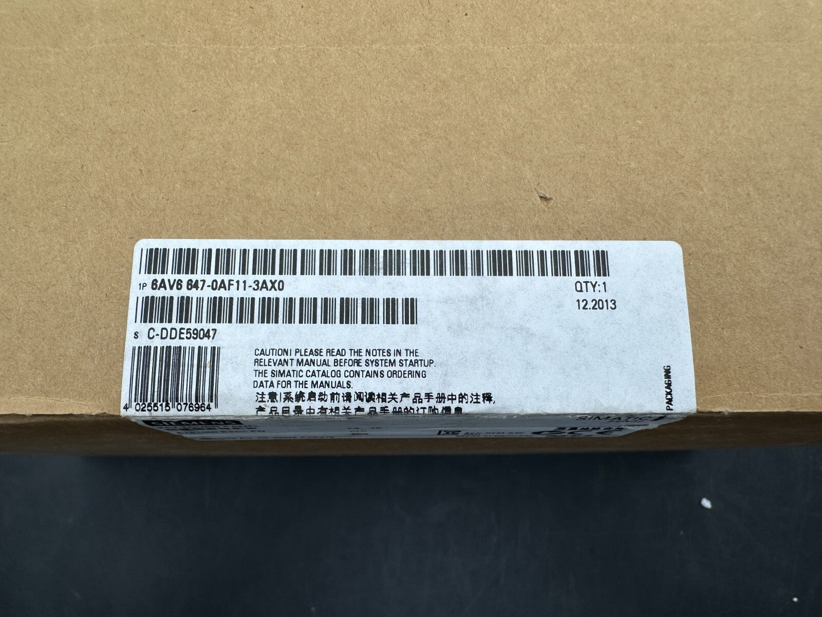 SIEMENS 6AV6647 - 0AF11 - 3AX0 KTP1000 BASIC PN KEY TOUCH PANEL - KLR Automation