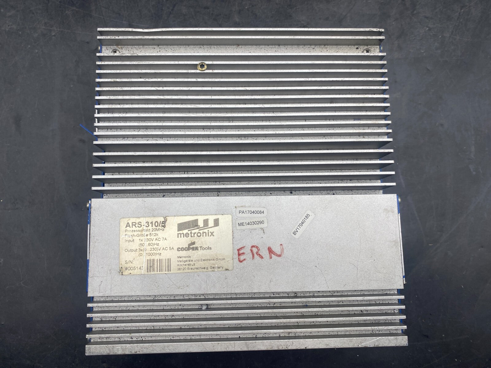 METRONIX ARS - 310/5 SERVODRIVE 20MHz A REVISER x1pc - KLR Automation