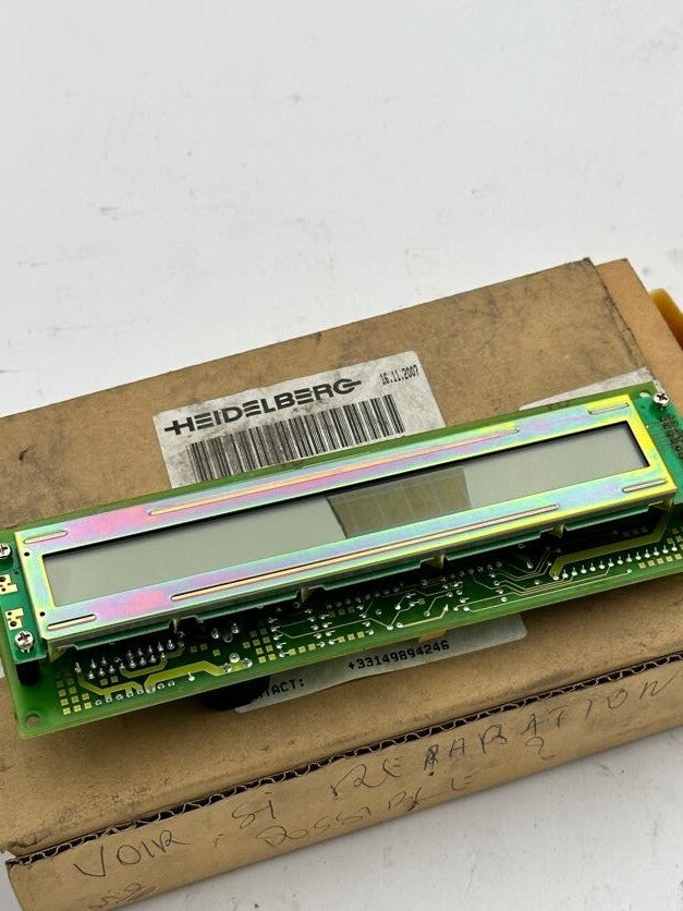 1pc x HEIDELBERG FEDER LCD MID 00.781.2196/03 BAU X2