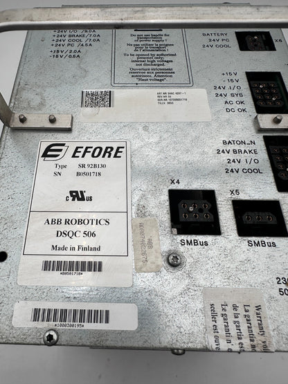 ABB DSQC 506 SR92B130 3HAC 4297-1 ALIMENTATION