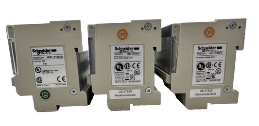 SCHNEIDER ELECTRIC ABE7-R16S210 PILOT DUTY B300 R150 x3pc