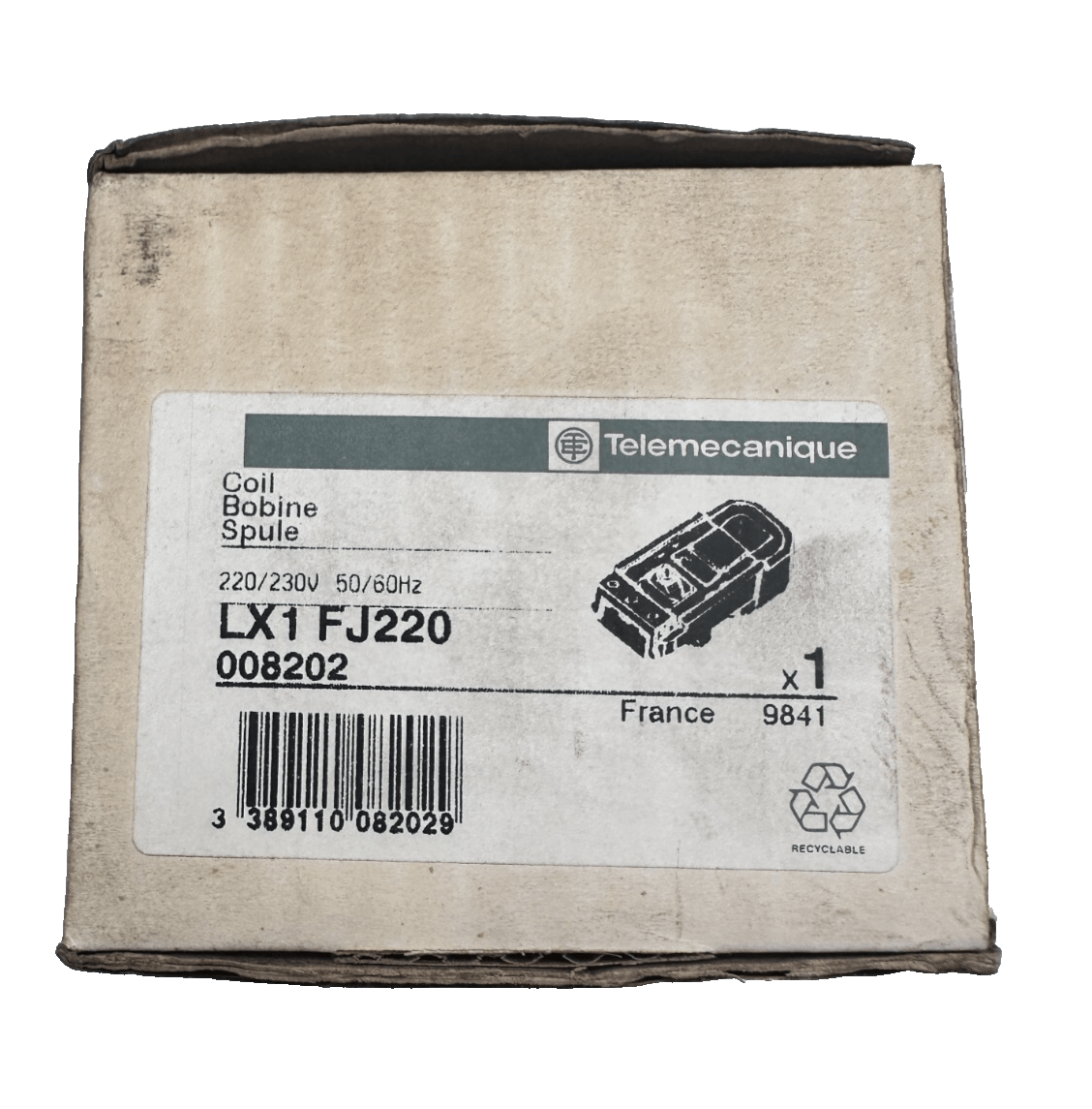 TELEMECANIQUE LX1FJ220 008202 BOBINE - KLR Automation