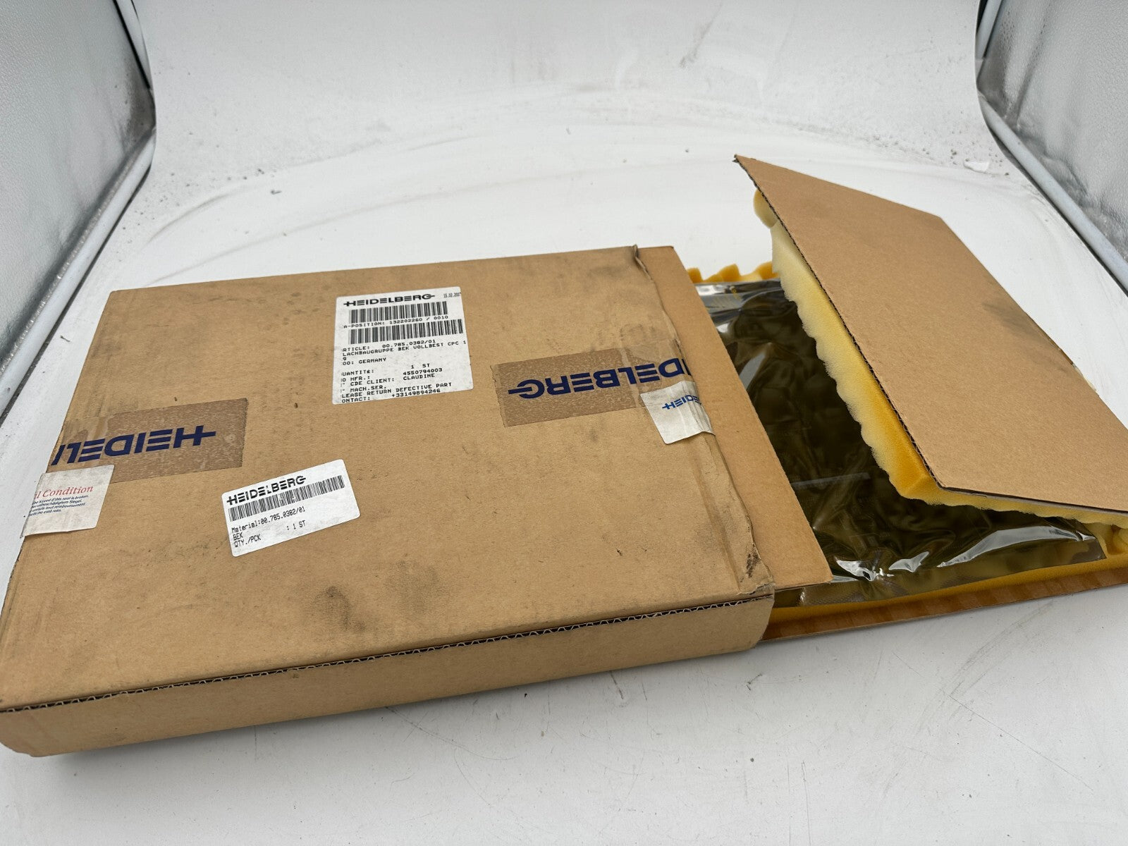 HEIDELBERG INK CONTROL BOARD 00.785.0382/01 BEK
