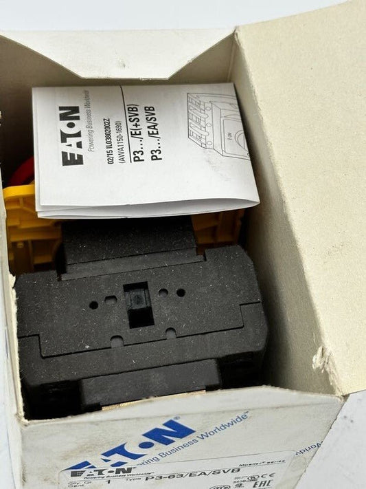 1pc x EATON MAIN SWITCH P3 - 63/EA/SVB 02/15 IL03802002Z - KLR Automation