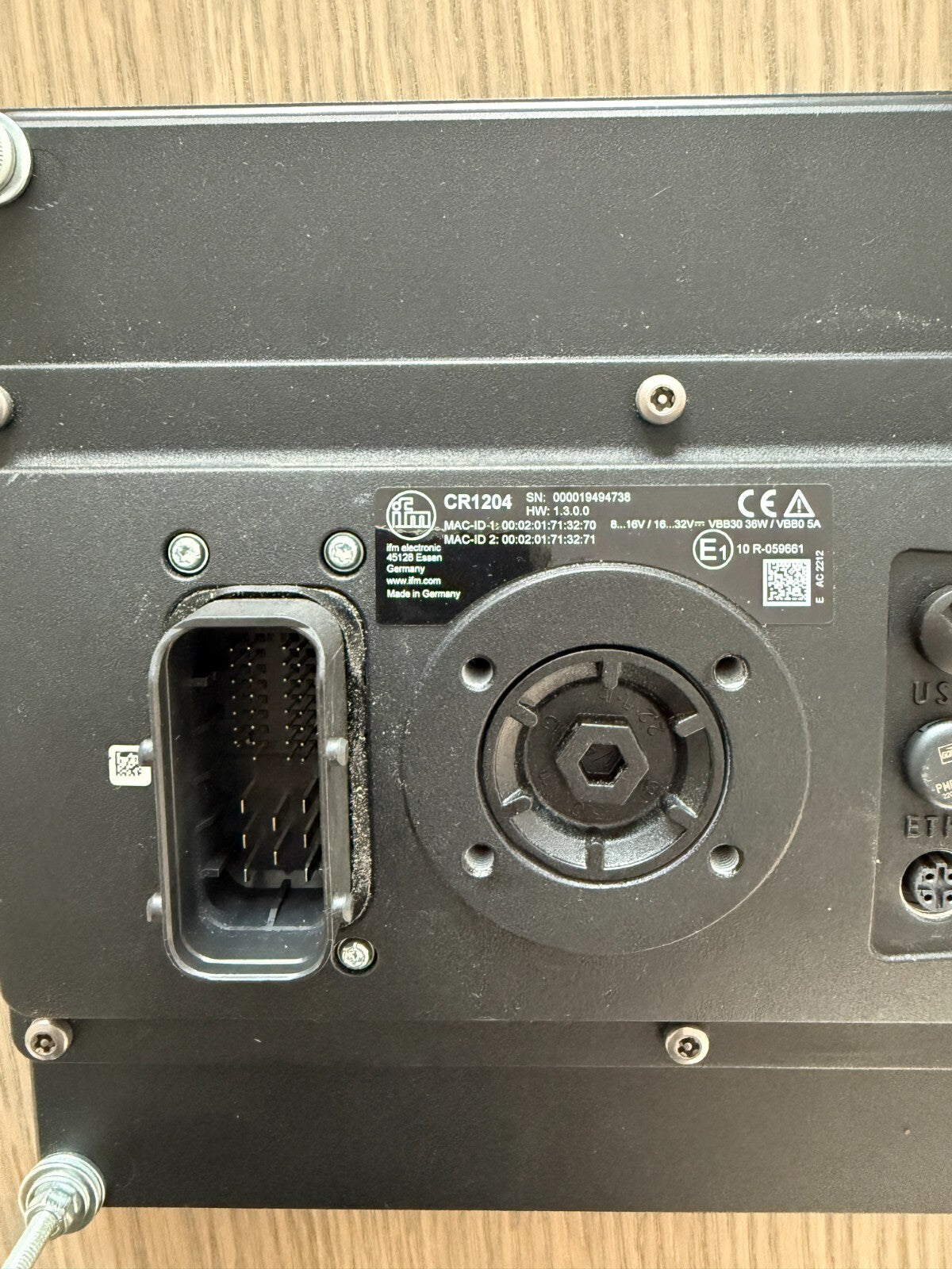 IFM CR1204 display screen - KLR Automation